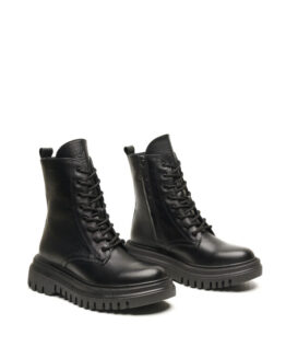 Фото вещи Alex Bell Ботинки (1168490) Женское, цвет - Чёрный, материал - Кожа