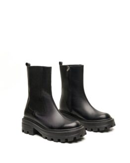 Фото вещи Alex Bell Ботинки (1168230) Женское, цвет - Чёрный, материал - Кожа