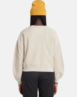 Фото вещи Timberland Mix Media Colour Block Свитшот (TH7300) Женское цвет - Белый материал - Хлопок