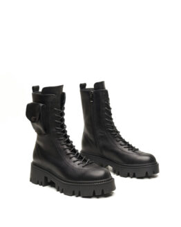 Фото вещи Alex Bell Ботинки (1168200) Женское, цвет - Чёрный, материал - Кожа