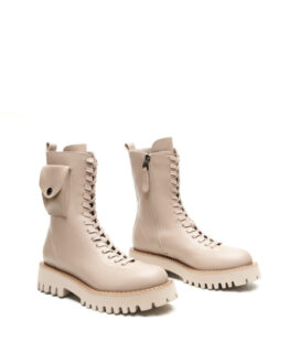 Фото вещи Alex Bell Ботинки (1168330) Женское, цвет - Бежевый, материал - Кожа