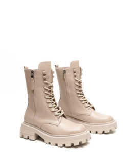 Фото вещи Alex Bell Ботинки (1168097) Женское, цвет - Бежевый, материал - Кожа