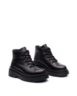 Фото вещи Alex Bell Ботинки (1168454) Женское, цвет - Чёрный, материал - Кожа