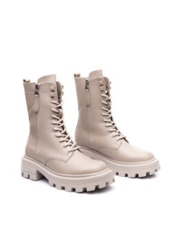 Фото вещи Alex Bell Ботинки (1168484) Женское, цвет - Бежевый, материал - Кожа