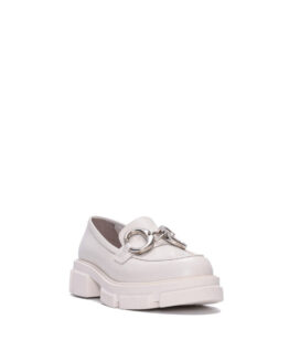 Фото вещи Alex Bell Лоферы (1166371) Женское, цвет - Бежевый, материал - Кожа