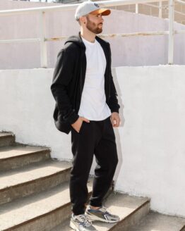 Фото вещи ISSA Plus Спортивный костюм (GN-443_black) Мужское, цвет - Чёрный, материал - Текстиль