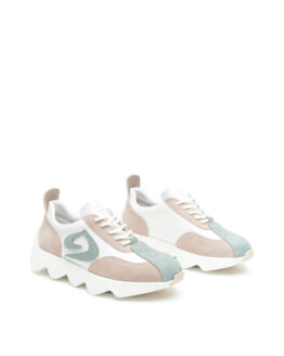 Фото вещи Alex Bell Кроссовки (1169097) Женское, цвет - Белый, материал - Замша/кожа