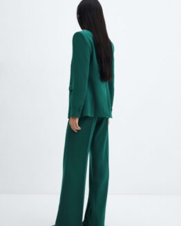 Фото вещи MANGO Iguana Блейзер (MNO488) Женское, цвет - Зелёный, материал - Полиэстер