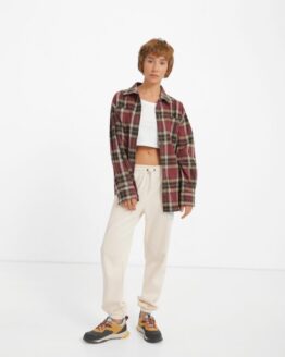 Фото вещи Timberland Logo Pack Stack Штаны спортивные (TH7307) Женское цвет - Белый материал - Хлопок/полиэстер