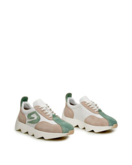 Фото вещи Alex Bell Кроссовки (1169305) Женское, цвет - Белый, материал - Замша/кожа