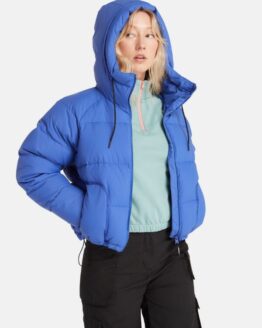 Фото вещи Timberland RECYCLED DOWN   Зимняя куртка (TH7286) Женское, цвет - Синий, материал - Нейлон