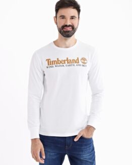 Фото вещи Timberland Wind, Water, Earth and Sky Лонгслив (TH6985) Мужское цвет - Белый материал - Хлопок