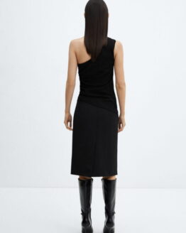 Фото вещи MANGO Atis Топ (MNO505) Женское цвет - Чёрный материал - Полиэстер