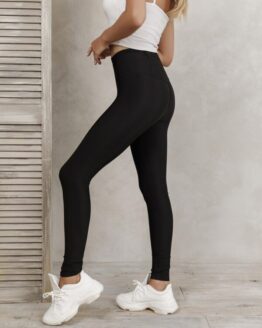 Фото вещи ISSA Plus Леггинсы спортивные (1444_black) Женское, цвет - Чёрный, материал - Комбинированный верх