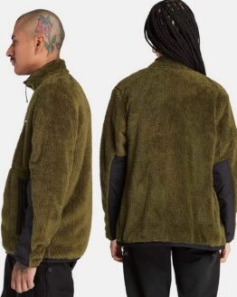 Фото вещи Timberland All Gender High Pile Fleece Кофта (TH7204) Мужское цвет - Оливковый материал - Полиэстер