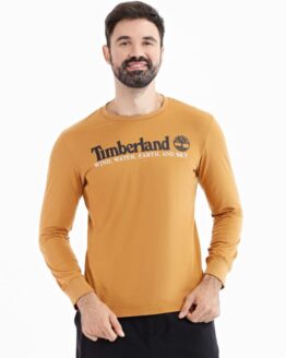 Фото вещи Timberland Wind, Water, Earth And Sky Лонгслив (TH6984) Мужское цвет - Жёлтый материал - Хлопок