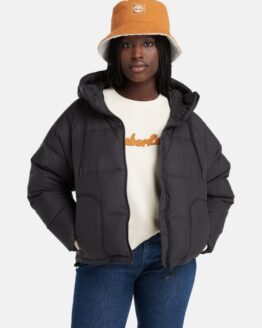 Фото вещи Timberland RECYCLED DOWN   Зимняя куртка (TH7285) Женское, цвет - Чёрный, материал - Нейлон