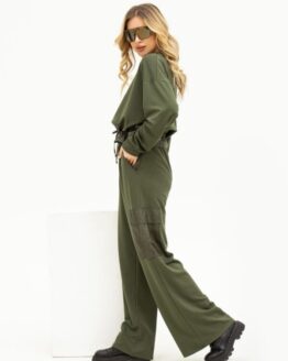 Фото вещи ISSA Plus Спортивный костюм (13691_khaki) Женское цвет - Хаки материал - Хлопок