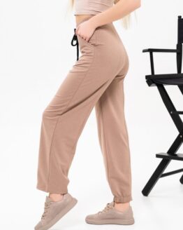 Фото вещи ISSA Plus Штаны спортивные (13693_beige) Женское, цвет - Бежевый, материал - Хлопок