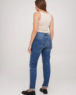 Фото вещи Mustang Jeans Бойфренды (1006224) Женское цвет - Синий материал - Хлопок