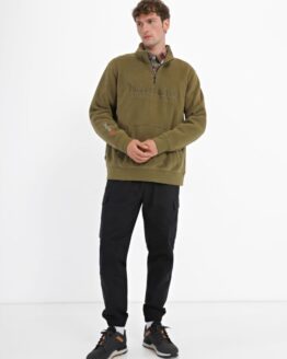 Фото вещи Timberland Linear Logo Кофта (TH7247) Мужское цвет - Оливковый материал - Полиэстер