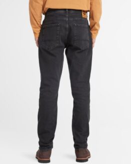 Фото вещи Timberland Stretch Washed  Зауженные джинсы (TH7264) Мужское цвет - Чёрный материал - Хлопок