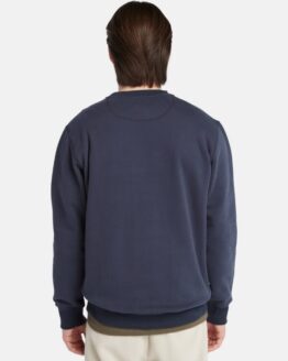 Фото вещи Timberland Est. 1973 Logo Crew Свитшот (TH7228) Мужское цвет - Синий материал - Хлопок/полиэстер