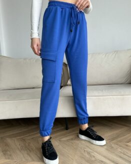 Фото вещи ISSA Plus Штаны спортивные (13718_electrician) Женское, цвет - Синий, материал - Хлопок