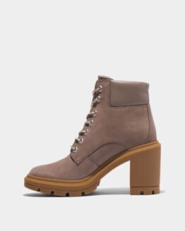 Фото вещи Timberland Allington Heights 6 Inches Бoтильоны (TG3171) Женское, цвет - Тауп, материал - Нубук/искусственная кожа