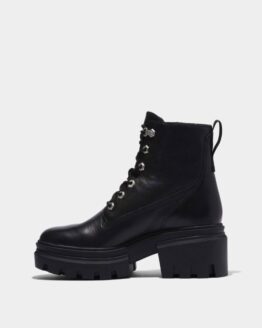 Фото вещи Timberland Everleigh 6 Inch Ботинки (TG3107) Женское, цвет - Чёрный, материал - Кожа