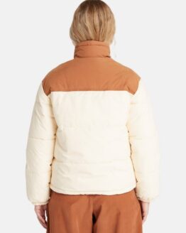 Фото вещи Timberland Mountain Welsh Puffer Зимняя куртка (TH7288) Женское, цвет - Белый, материал - Хлопок