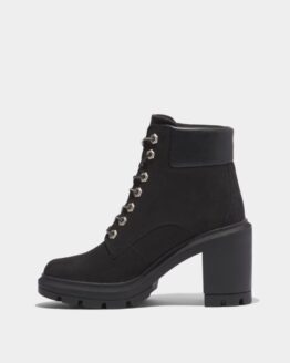 Фото вещи Timberland Allington Heights 6 Inches Бoтильоны (TG3170) Женское, цвет - Чёрный, материал - Нубук/искусственная кожа