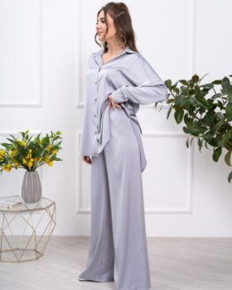 Фото вещи ISSA Plus Костюм (13782_grey) Женское, цвет - Серый, материал - Шелк