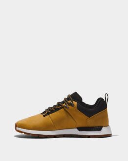 Фото вещи Timberland Sprint Trekker Low Leather and Fabric Кроссовки (TF5218) Мужское, цвет - Жёлтый, материал - Нубук/текстиль