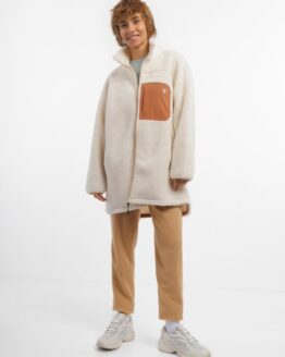 Фото вещи Timberland Long Sherpa Fleece  Кофта (TH7289) Женское цвет - Белый материал - Полиэстер