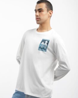 Фото вещи Timberland Signal Ridge Back Graphic  Лонгслив (TH7207) Мужское цвет - Белый материал - Хлопок