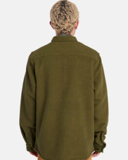 Фото вещи Timberland Utility High-Pile Fleece Рубашка (TH7202) Мужское цвет - Оливковый материал - Полиэстер