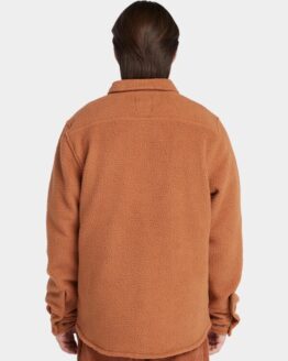 Фото вещи Timberland Utility High-Pile Fleece Рубашка (TH7201) Мужское цвет - Терракотовый материал - Полиэстер