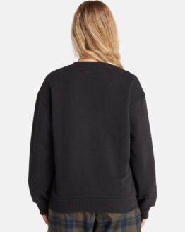 Фото вещи Timberland Logo Crewneck Свитшот (TH7301) Женское цвет - Чёрный материал - Хлопок/полиэстер