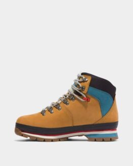 Фото вещи Timberland Euro Hiker Waterproof Ботинки (TG3140) Женское, цвет - Жёлтый, материал - Нубук/текстиль