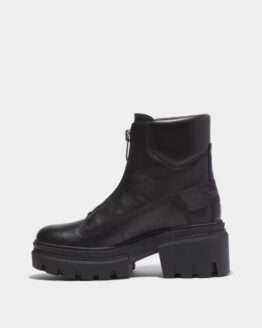 Фото вещи Timberland Everleigh Front-Zip Ботинки (TG3114) Женское, цвет - Чёрный, материал - Кожа/искусственная кожа