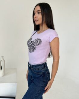 Фото вещи ISSA Plus Футболка (WN20-434_lilac) Женское, цвет - Сиреневый, материал - Хлопок