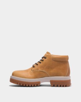 Фото вещи Timberland Premium Waterproof Chukka Ботинки (TF5174) Мужское, цвет - Жёлтый, материал - Кожа