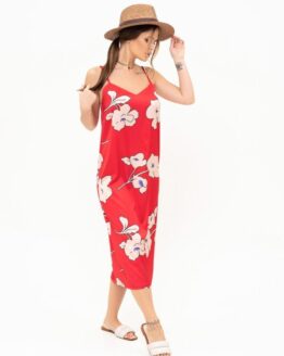 Фото вещи ISSA Plus Сарафан (13918_red) Женское, цвет - Красный, материал - Шелк