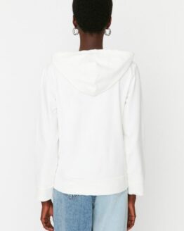 Фото вещи Trendyol Худи (TRL4396) Женское цвет - Белый материал - Хлопок