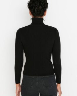 Фото вещи Trendyol Водолазка (TRL4399) Женское цвет - Чёрный материал - Акрил