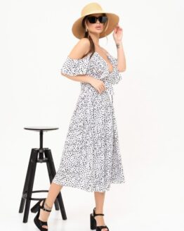 Фото вещи ISSA Plus Сарафан (13904_white) Женское, цвет - Белый, материал - Полиэстер