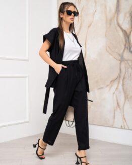 Фото вещи ISSA Plus Костюм (11933_black) Женское, цвет - Чёрный, материал - Хлопок