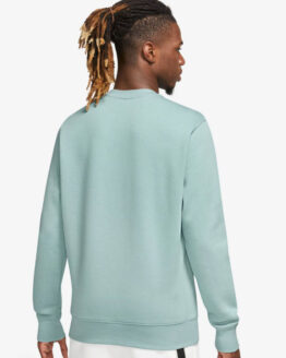 Фото вещи NIKE Sportswear Club Fleece Свитшот (6T1798) Мужское, цвет - Синий, материал - Хлопок/полиэстер