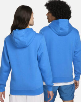 Фото вещи NIKE Sportswear Club Fleece Худи (6T1797) Мужское, цвет - Синий, материал - Хлопок/полиэстер
